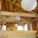 吹き抜けとロフトのある２階リビング絶景の家