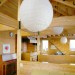 吹き抜けとロフトのある２階リビング絶景の家